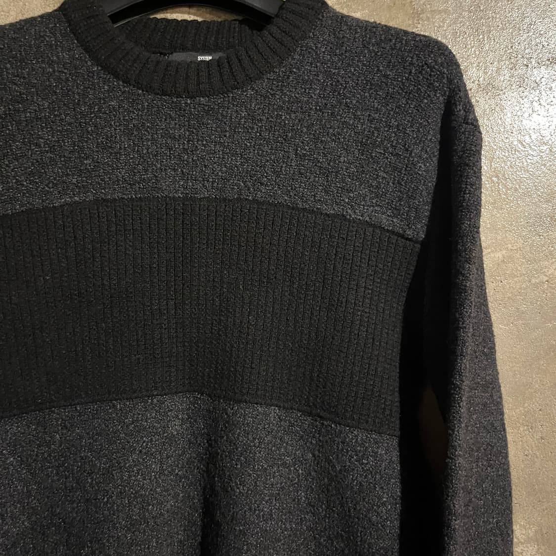 시스템 니트 상품이미지2