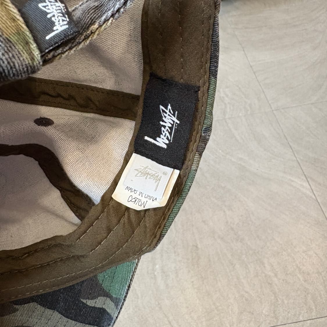 스투시 정품 카모 볼캡  모자 상품이미지6