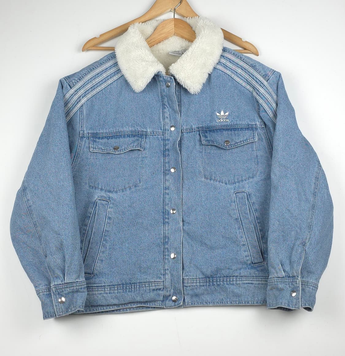 [L] 아디다스 파이어버드 뉴트럴 코트 데님자켓 상품이미지1