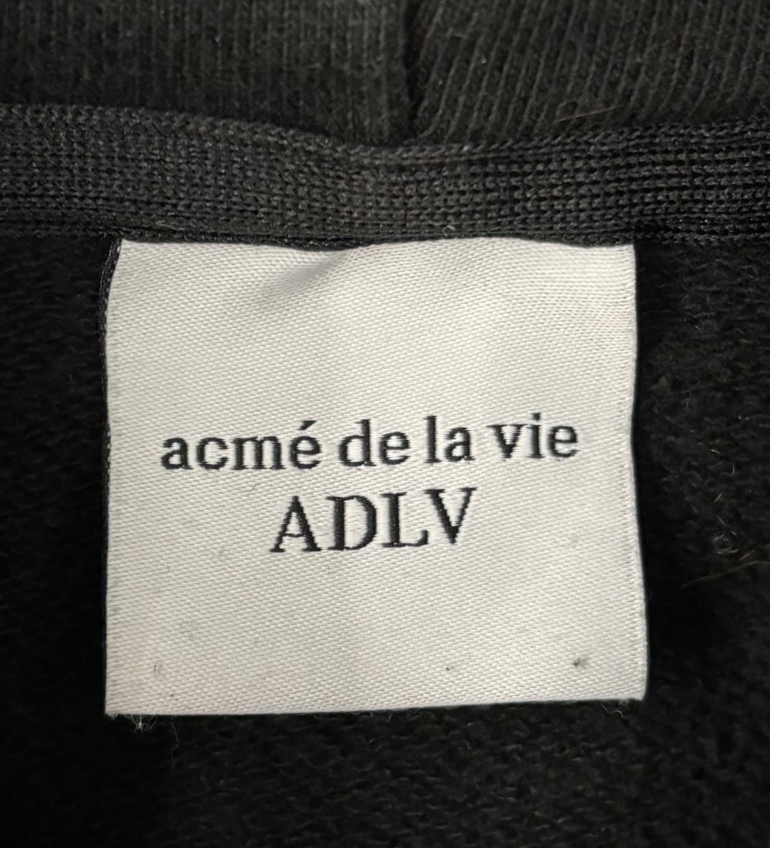 아크메드라비 ADLV 블랙 후드티 상품이미지4