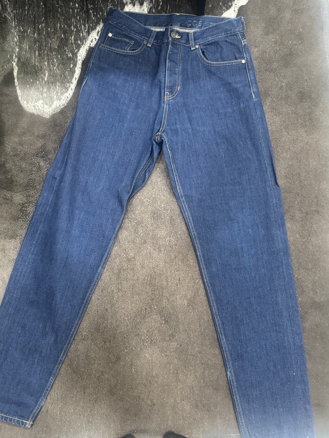 cos 코스 데님 미드라이즈 와이드 트라우저 29/32 상품이미지1