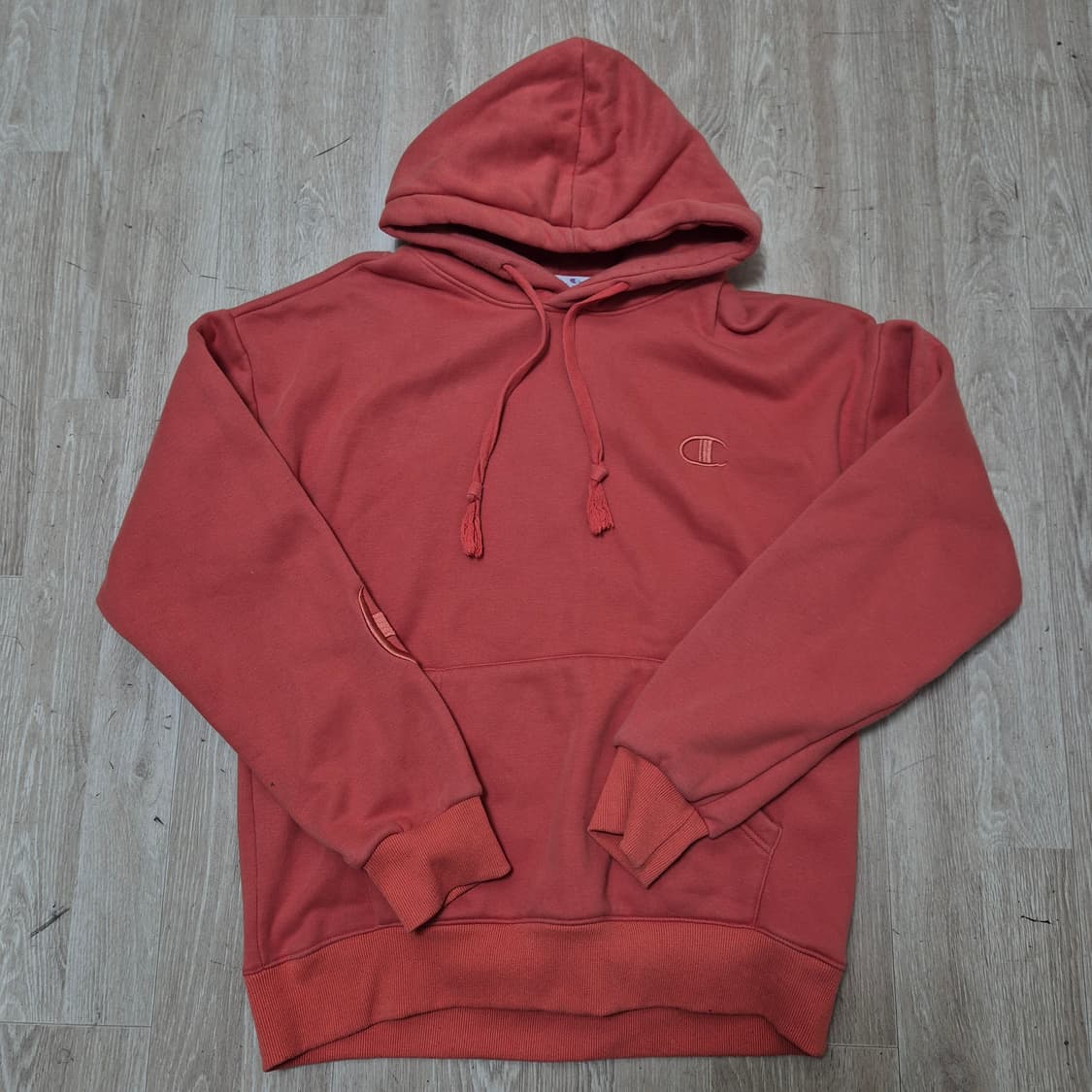 챔피온 어센틱 로고 남성 기모 후드티 상품이미지1