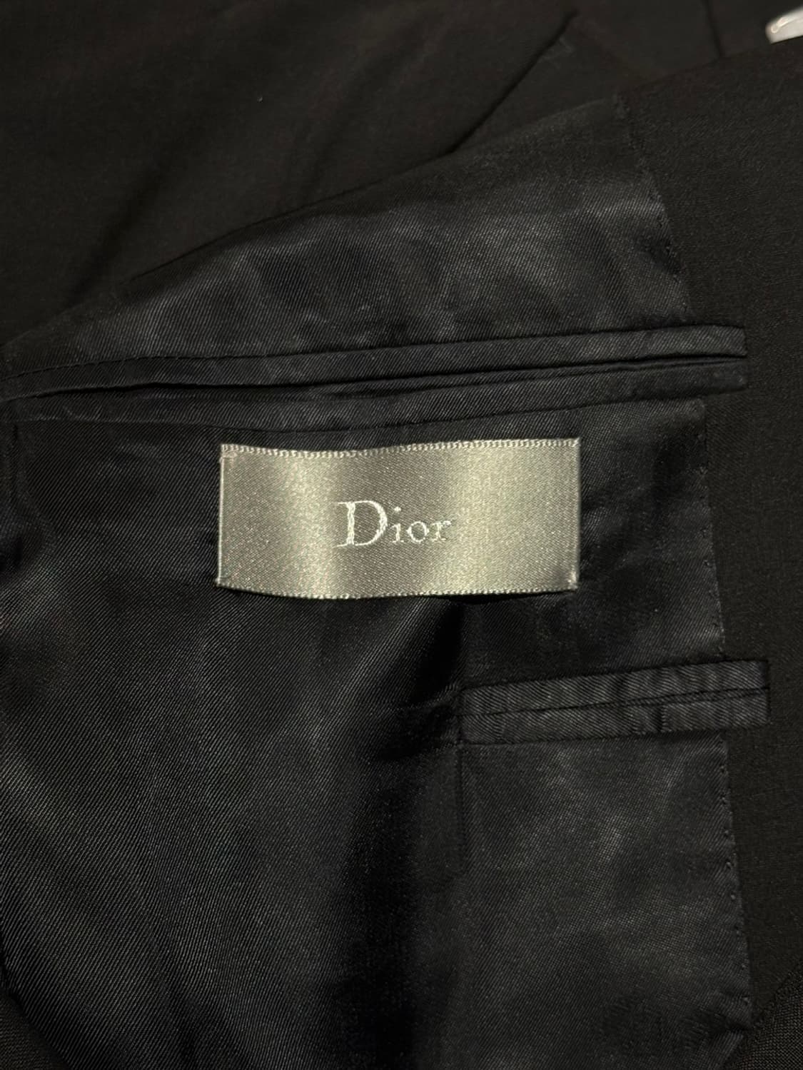 디올 옴므 블랙 원버튼 블레이저 셋업 상품이미지8