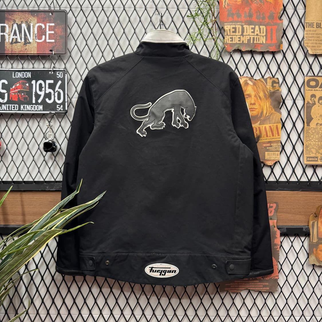 00s 백시큐리티 레이싱자켓 퓨리건 패치 로고 포인트 레드 블랙 상품이미지2