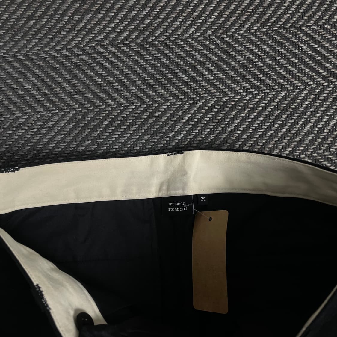 무신사 스탠다드 슬림핏 코튼 치노 팬츠o 4775 상품이미지5