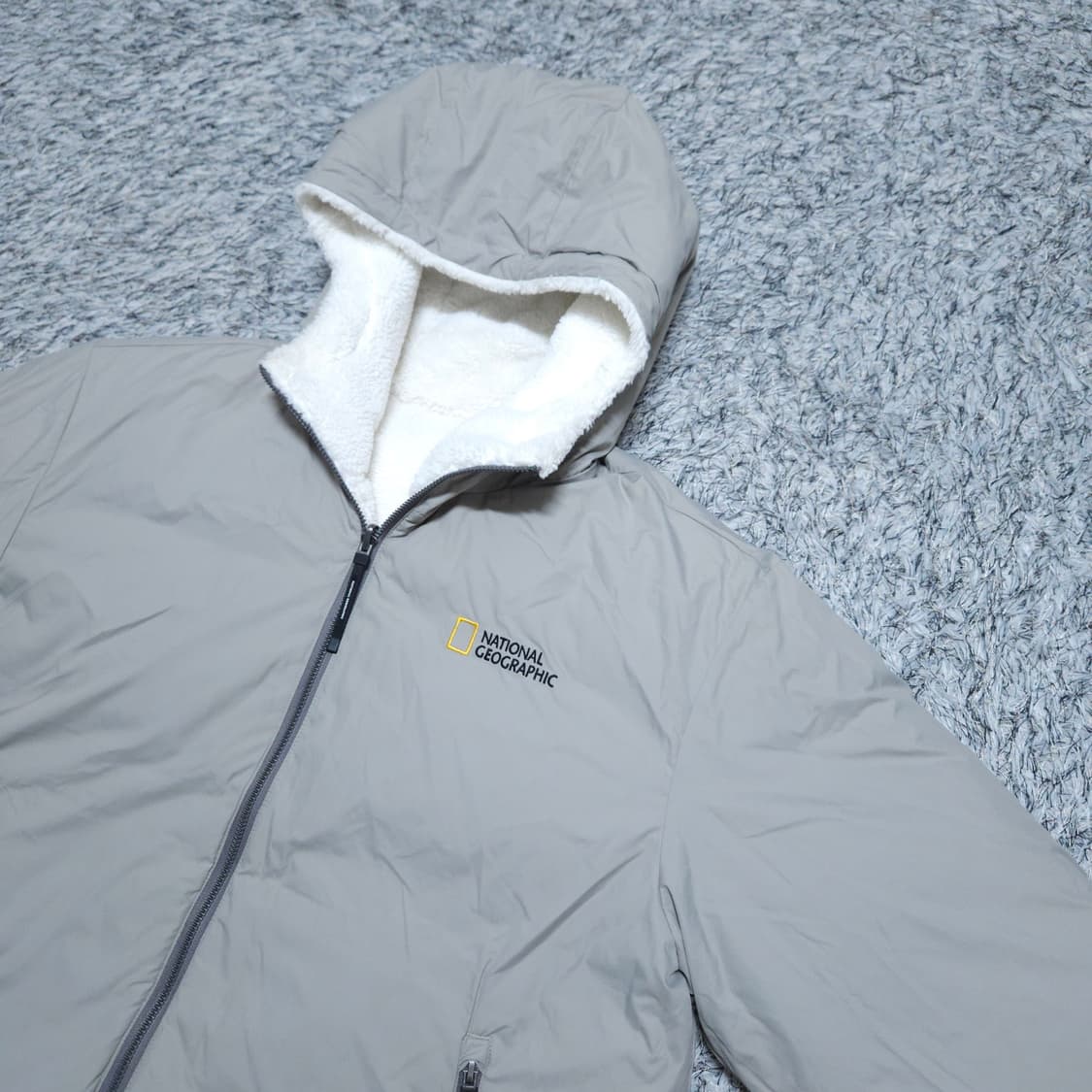 내셔널지오그래픽) XL 남자 양면 플리스 다운패딩 / 왕눈이샵 상품이미지3