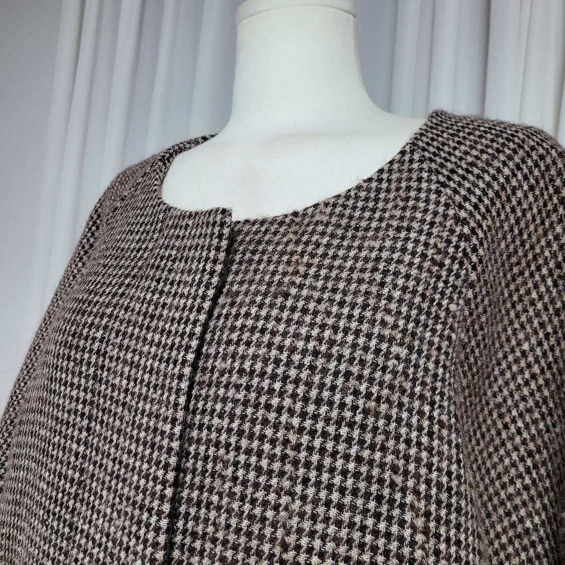 끌로에 보카시 부클 오버핏 코트 (울85,알파카15) (프리/표기38) 상품이미지6