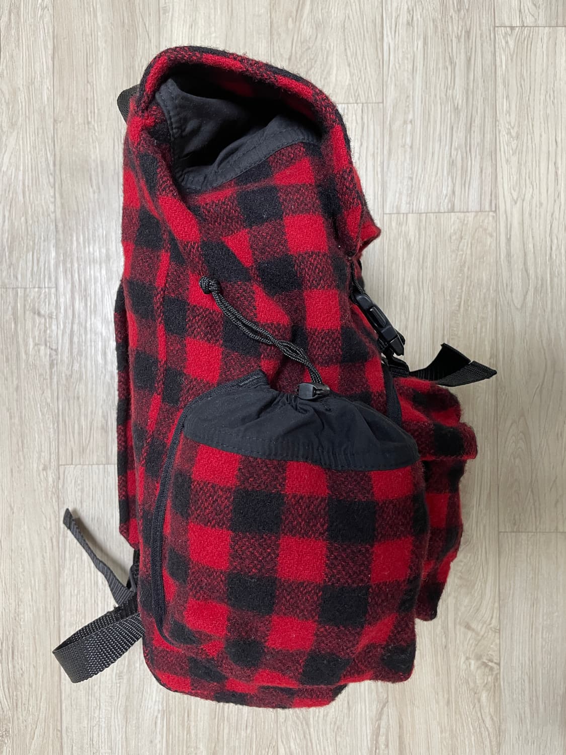 존슨울른밀즈 럼버잭체크 울 백팩(RRL&LVC&폴로) 상품이미지7