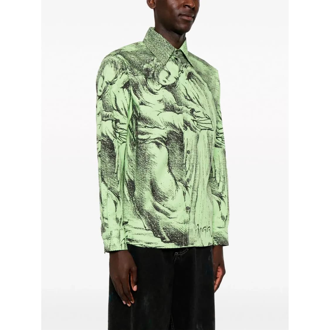 라스벳 PACCBET 고샤루브친스키 프린팅 셔츠 S 상품이미지1