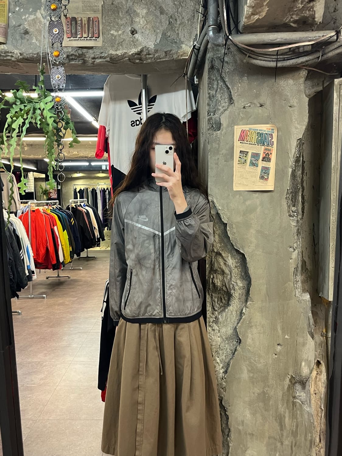 나이키 바람막이 그레이 L #csz1942 상품이미지2