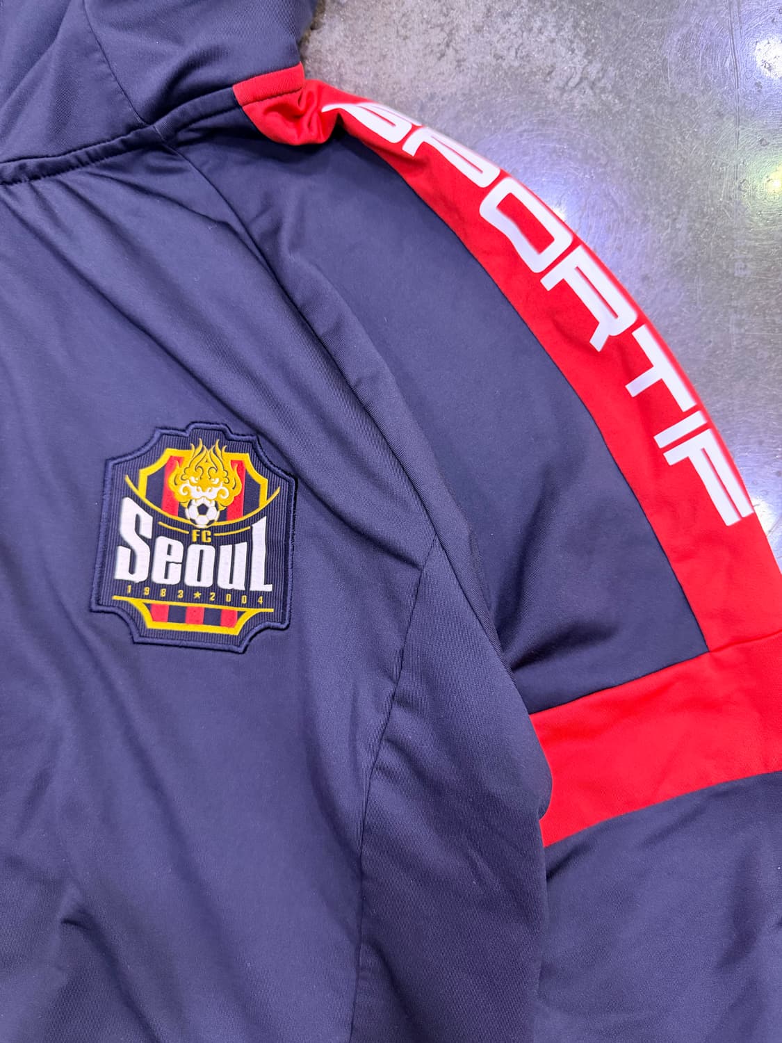 르꼬끄 FC 서울 트레이닝 후드집업 트랙탑 자켓 XXL 상품이미지5