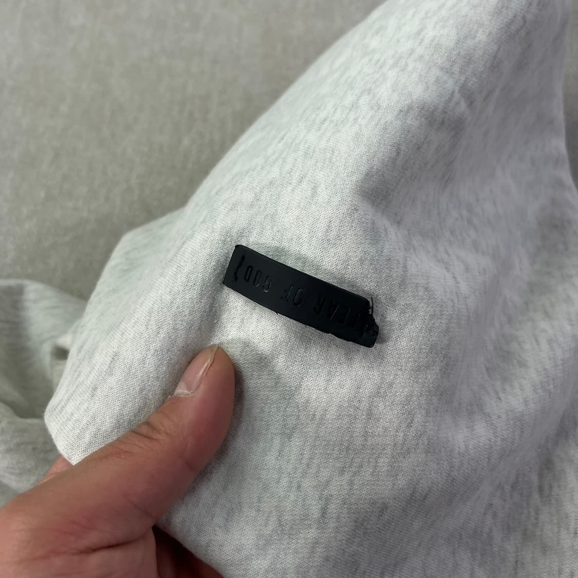 105 피오갓 7주년 ABC 크림 후드티 상품이미지5