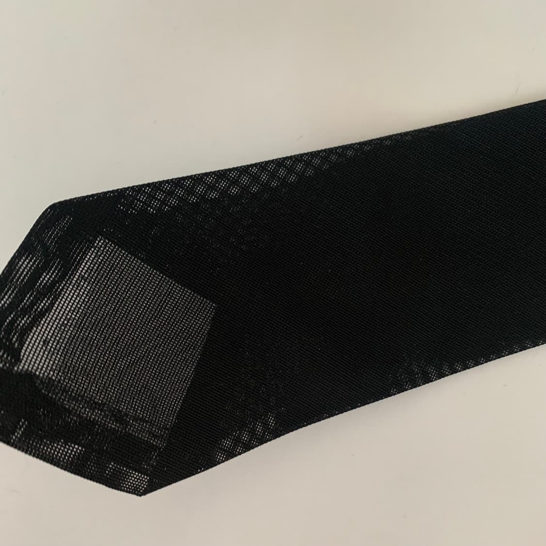 [빈티지] Y2K 긱시크 블랙 시스루 넥타이 상품이미지2