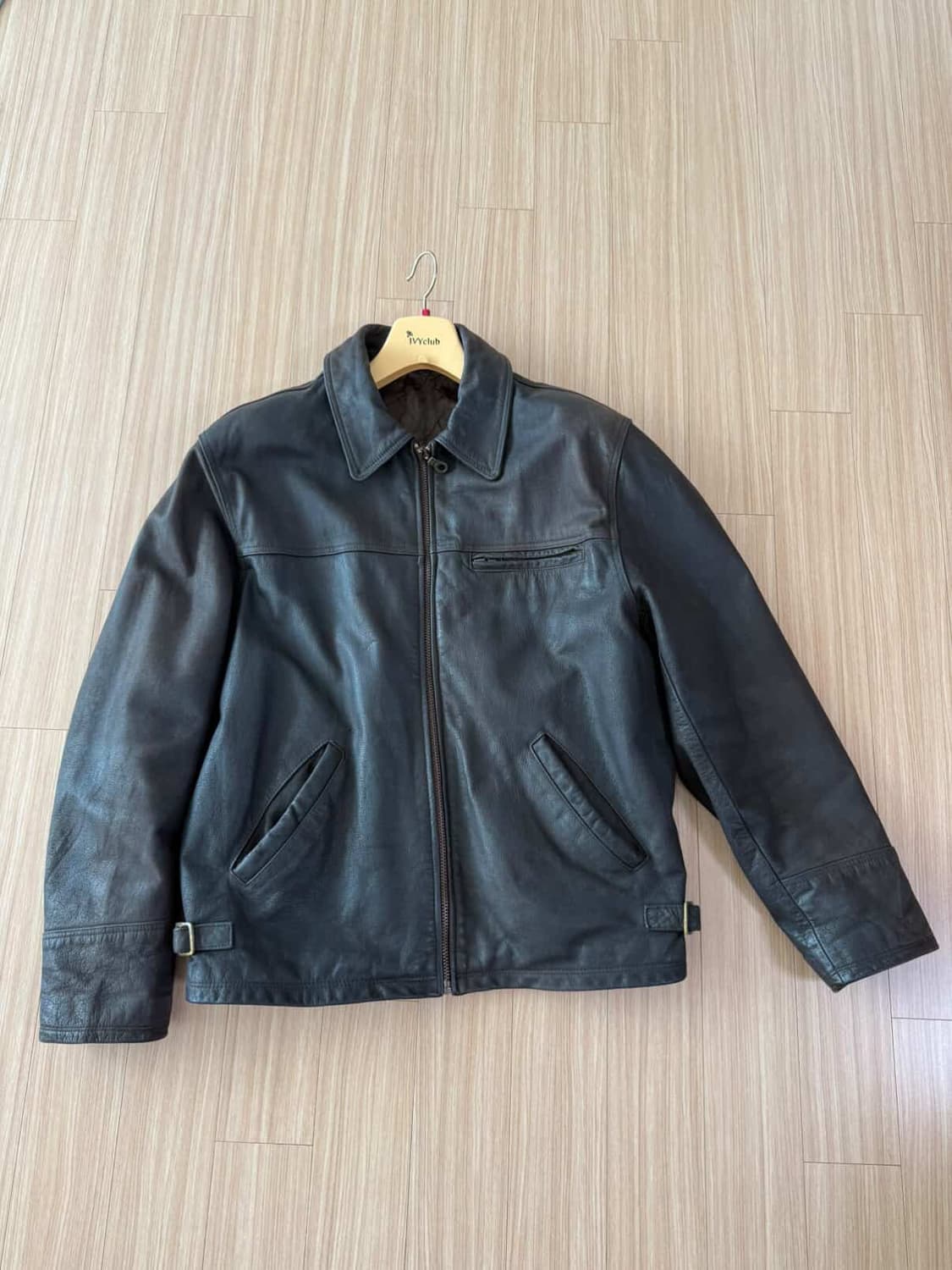 90s 빈티지 버팔로 블루종 가죽자켓 105 상품이미지5