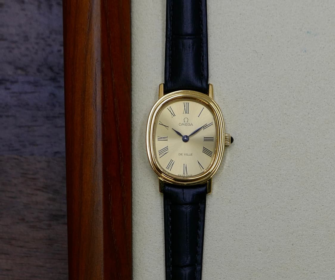 오메가 빈티지 드빌 엘립스 로만 카보숑 상품이미지2