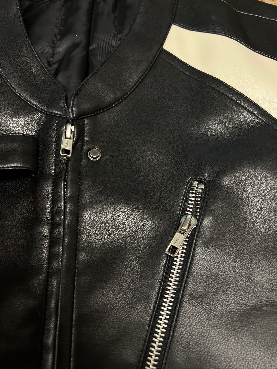 [FREE] Space 레더 바이커 레이싱자켓 상품이미지6