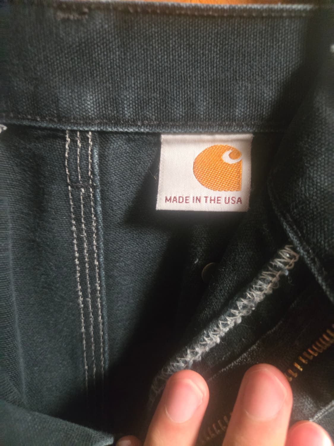 USA MADE 칼하트 더블니 블랙 34 상품이미지3