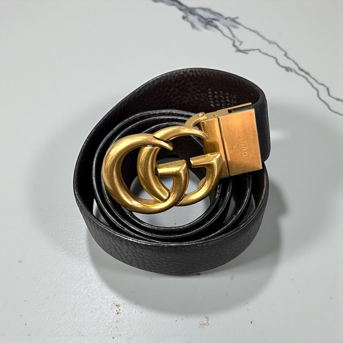 구찌 GG마몬트 레더 벨트 상품이미지4