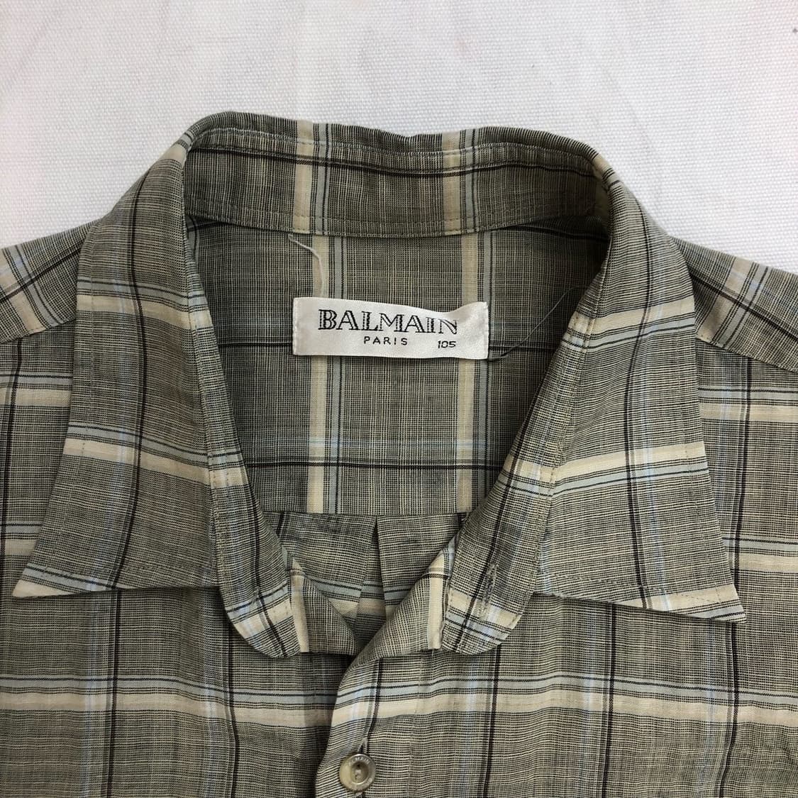 발망 체크 반팔셔츠 상품이미지5