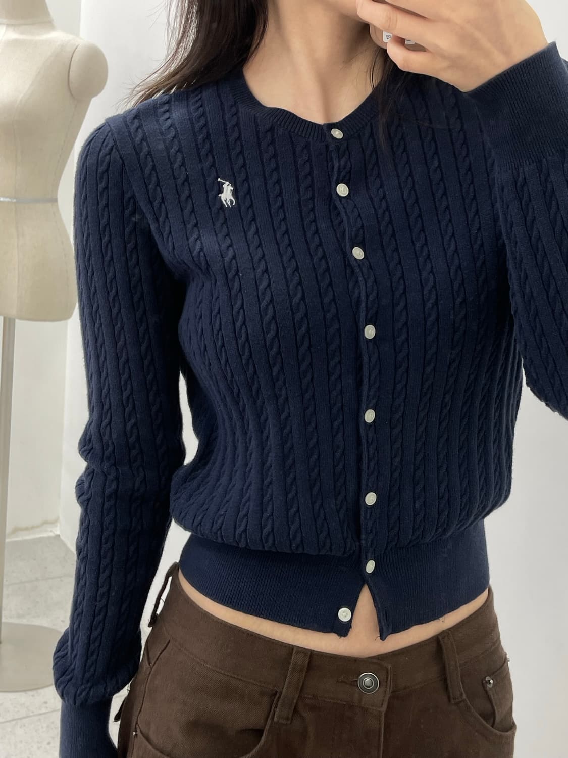 폴로 키즈 네이비 가디건 상품이미지4