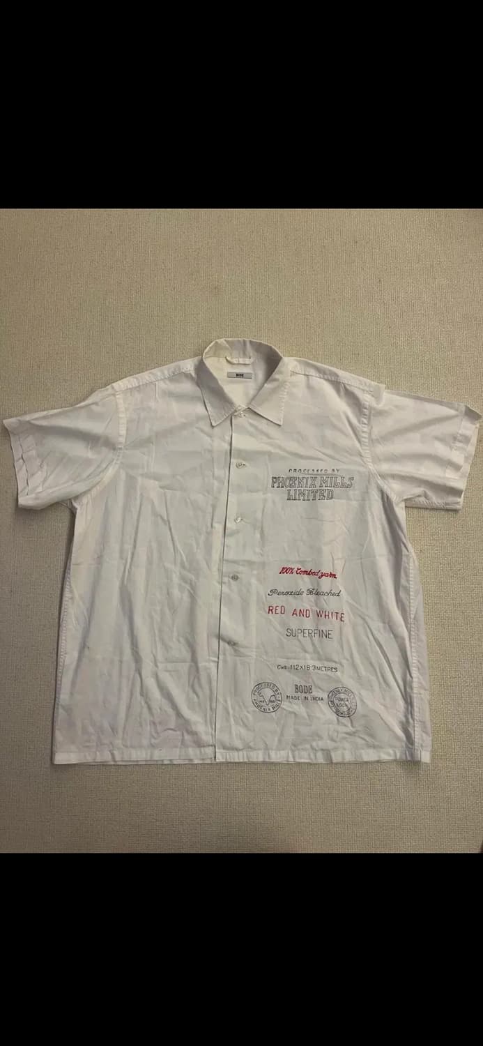 BODE COTTON PRINTED SHORT SLEEVES SIRTS 상품이미지1