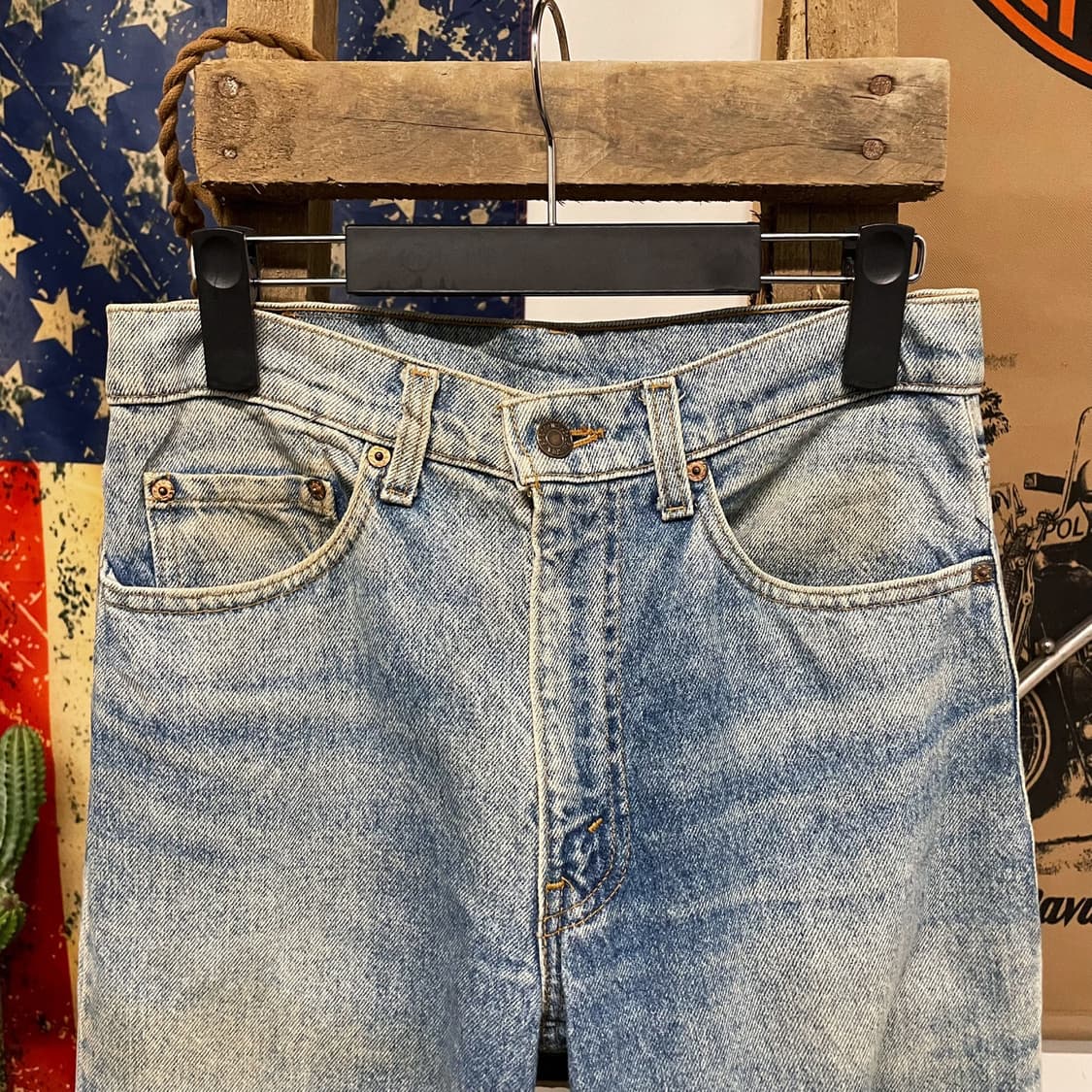 90s 리바이스 525 슬림 스트레이트 우먼 데님팬츠made in USA 상품이미지3