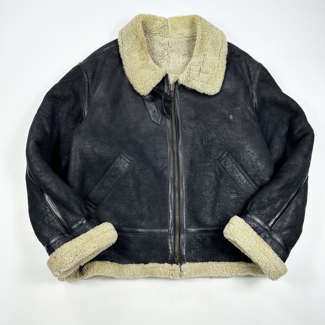 오리지널 미군 TYPE B-3 양가죽 무스탕 2XL 상품이미지1