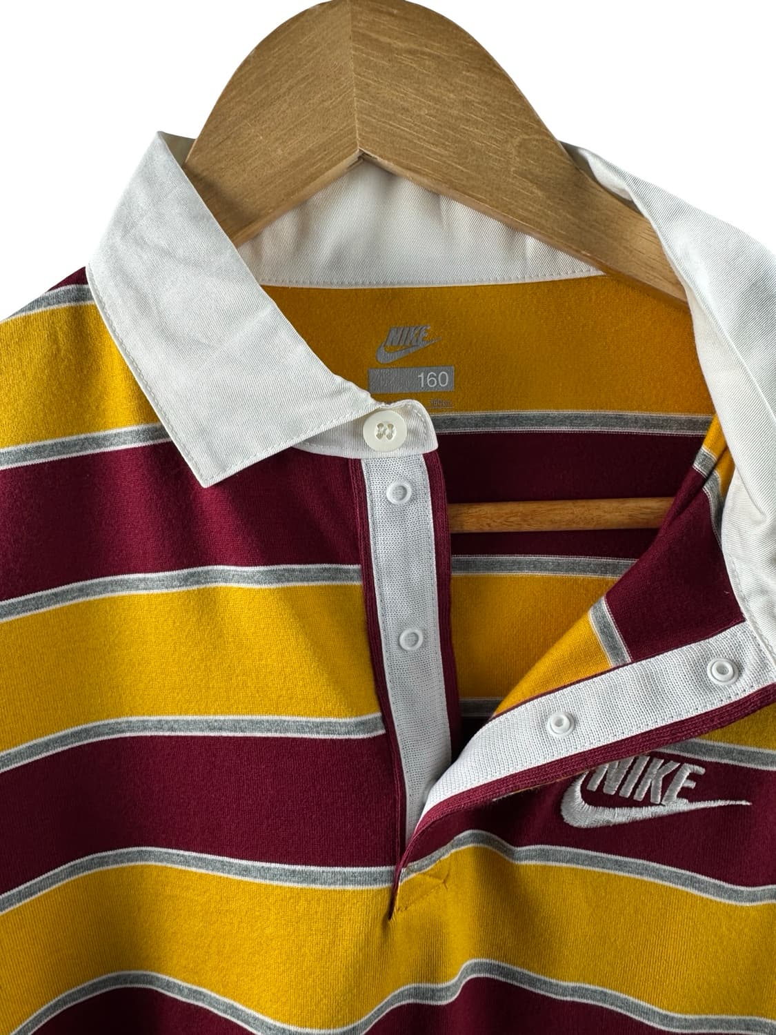 나이키 버건디 옐로우 럭비티셔츠2212 상품이미지5