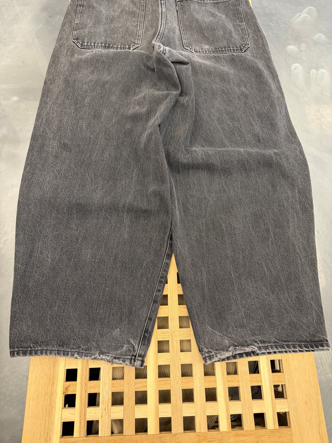 LAD MUSICIAN WIDE DENIM 라드뮤지션 흑청데님팬츠 상품이미지8