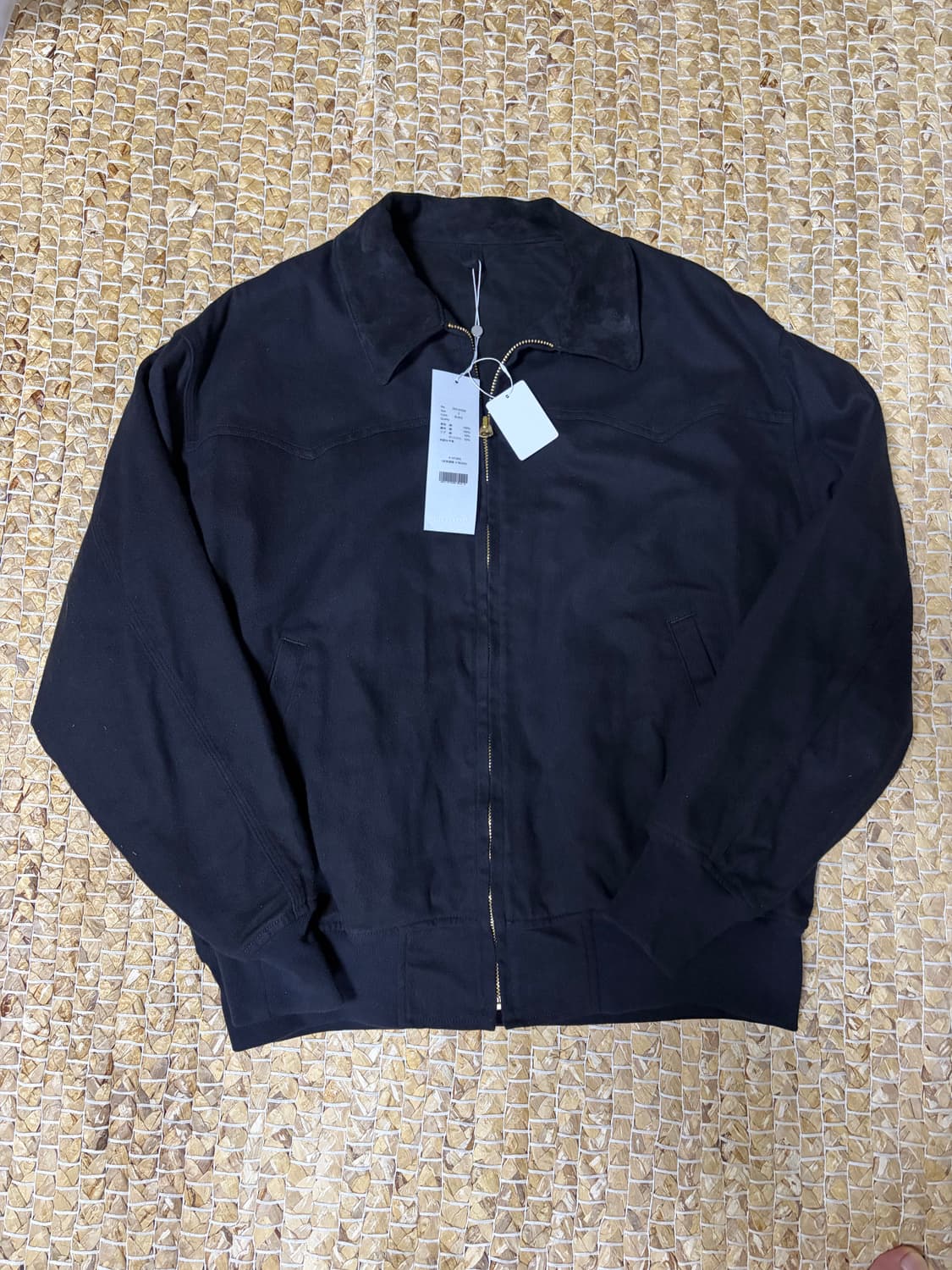 코모리 블랙드릴 지퍼자켓 상품이미지2