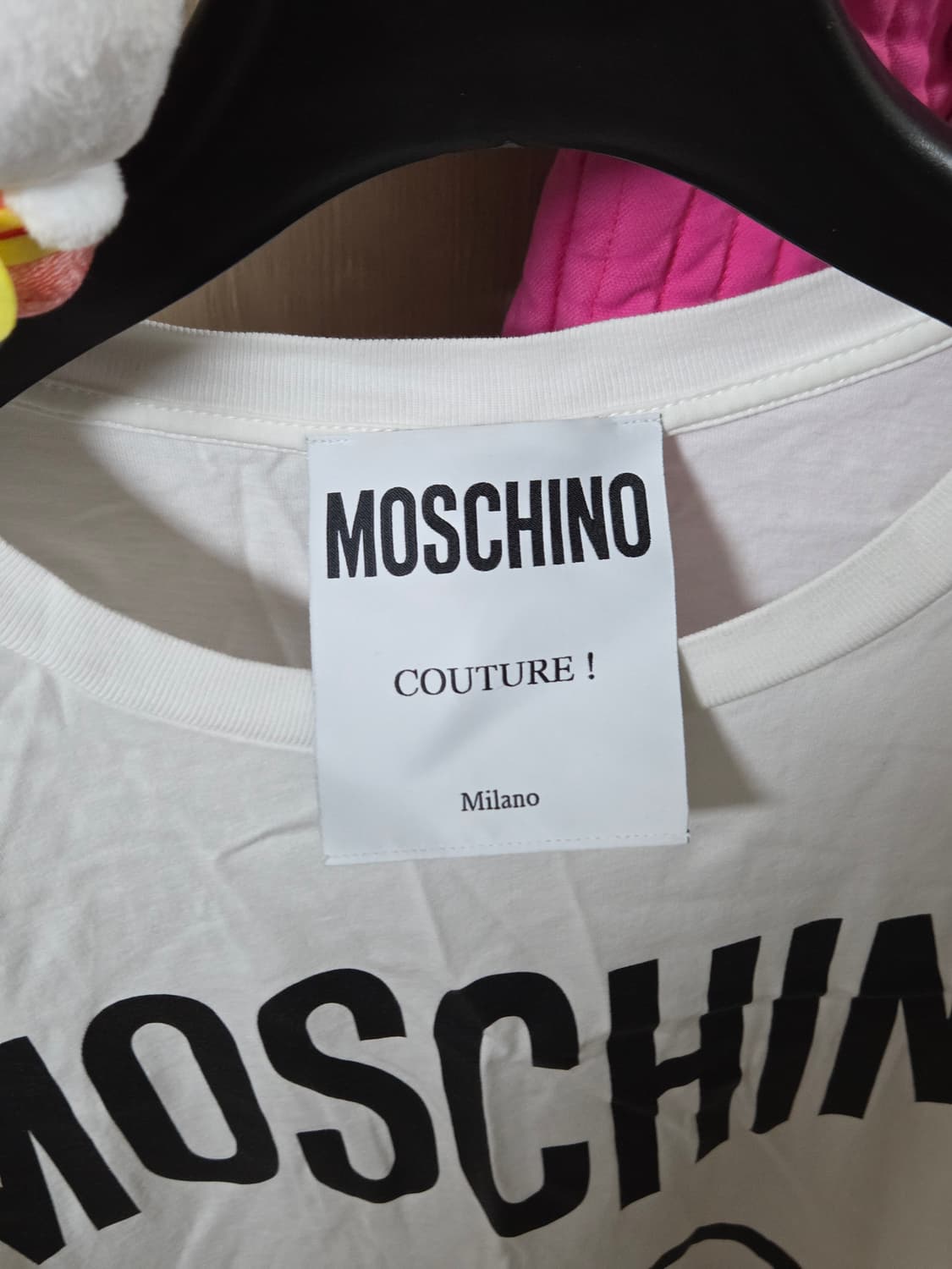 모스키노 화이트 반팔티 상품이미지2