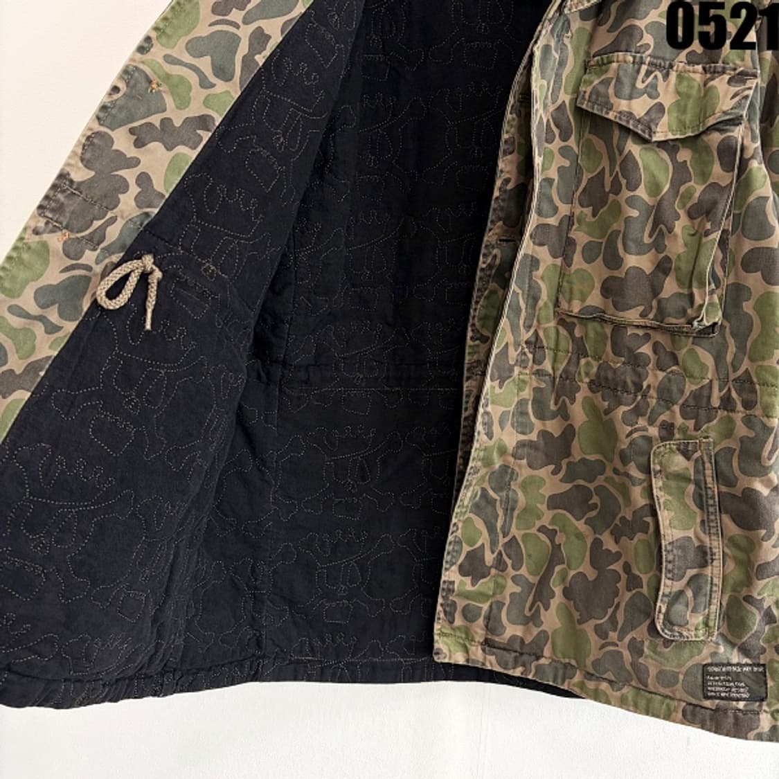 스투시 카모플라주 필드 자켓 L 0521 상품이미지8