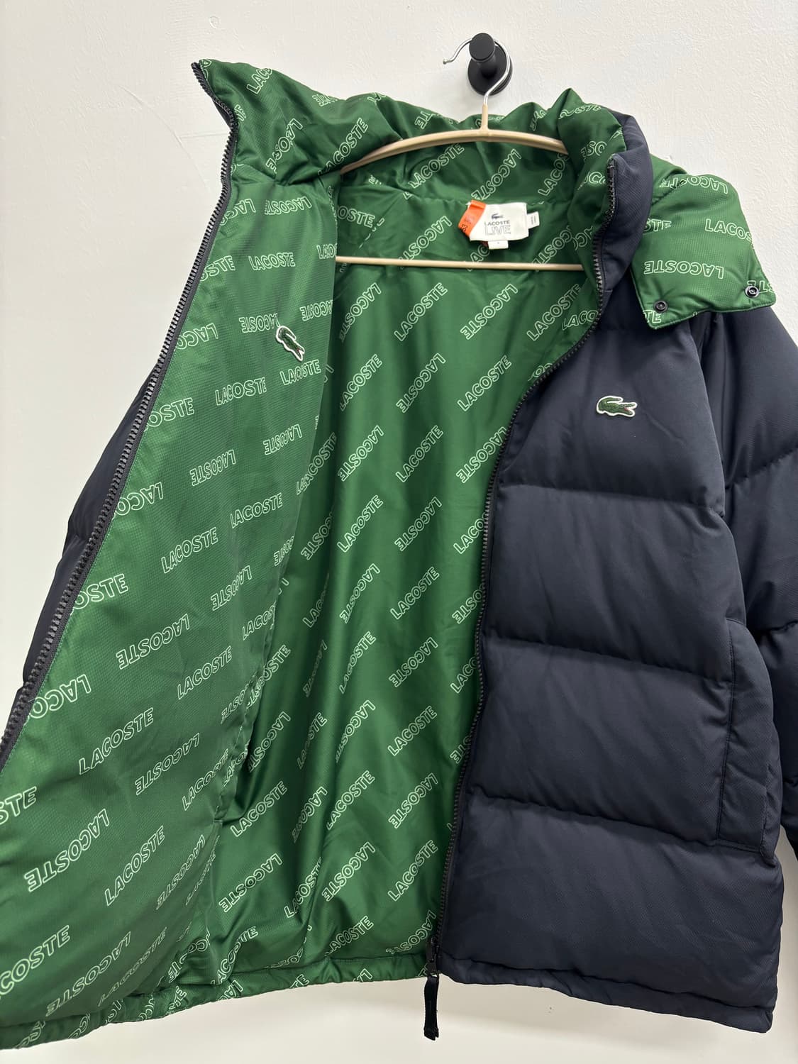 라코스테 LACOSTE 리버서블 패딩 자켓 상품이미지4