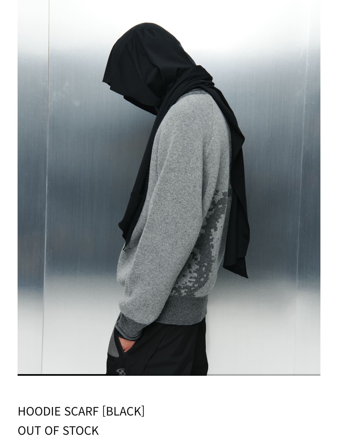산산기어 후드스카프 블랙 상품이미지1