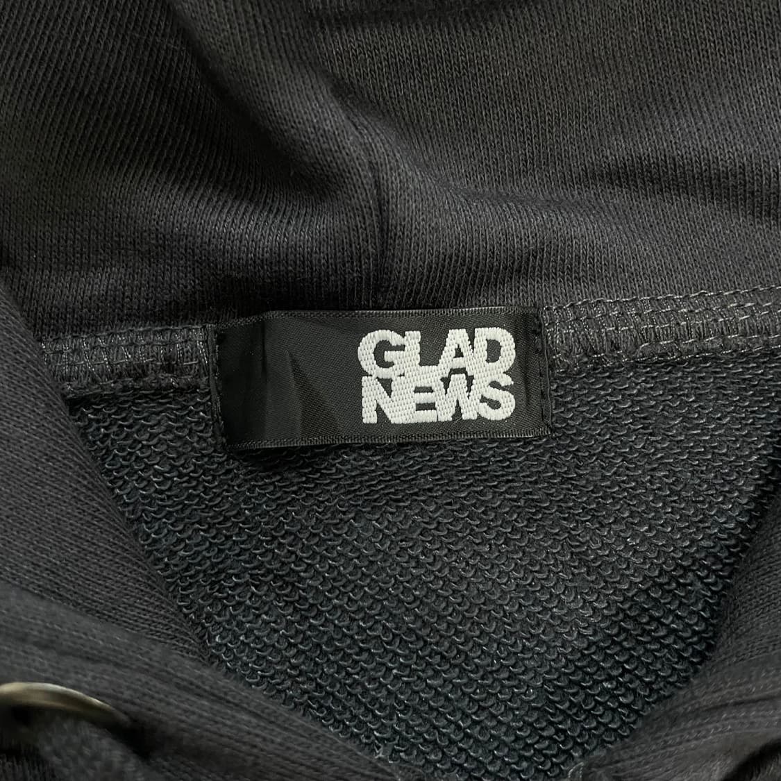 글래드뉴스 스컬 프린팅 후드집업 다크 그레이 상품이미지7