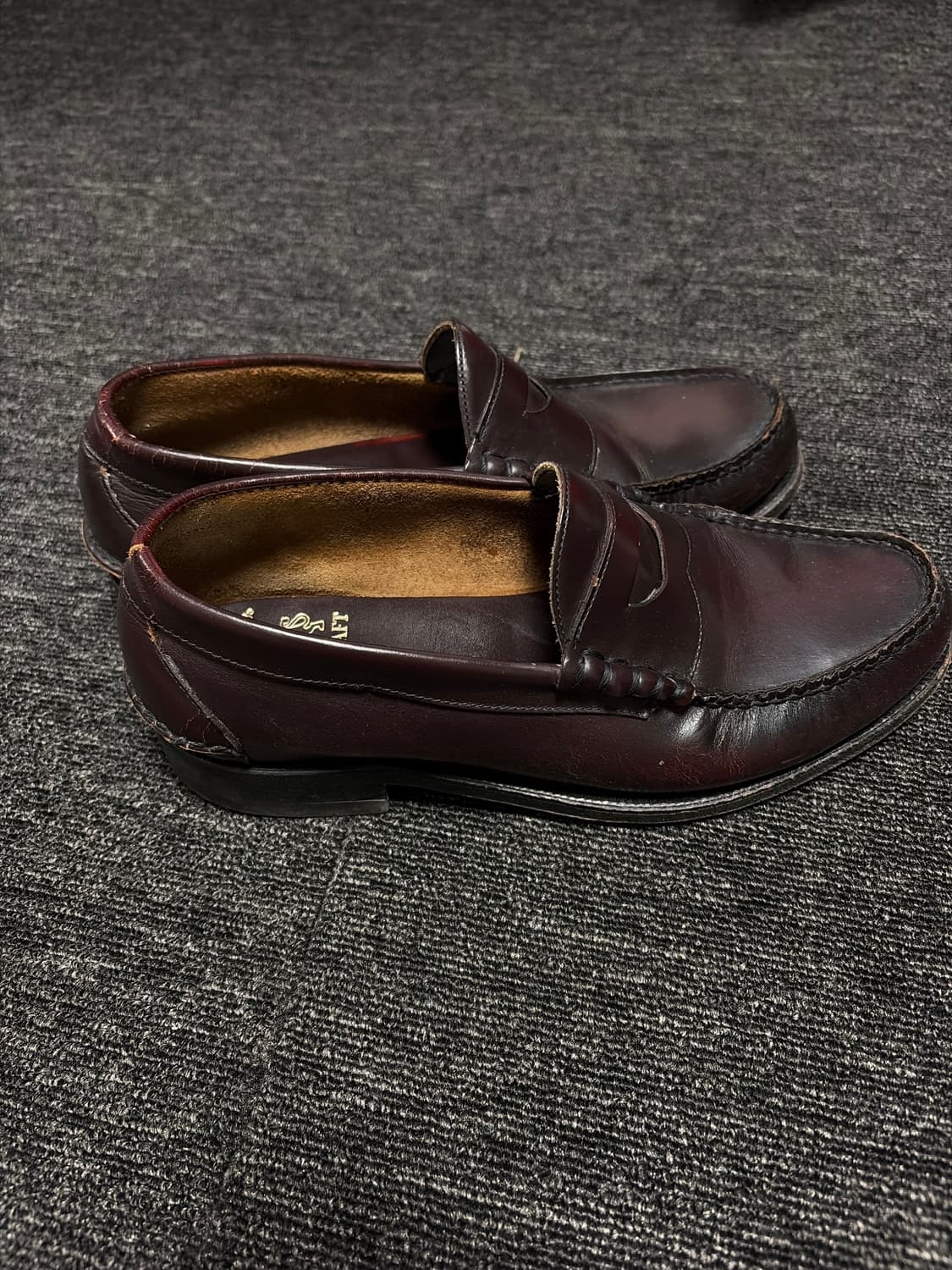 Johnston& Murphy 다크 버건디 페니로퍼 상품이미지4