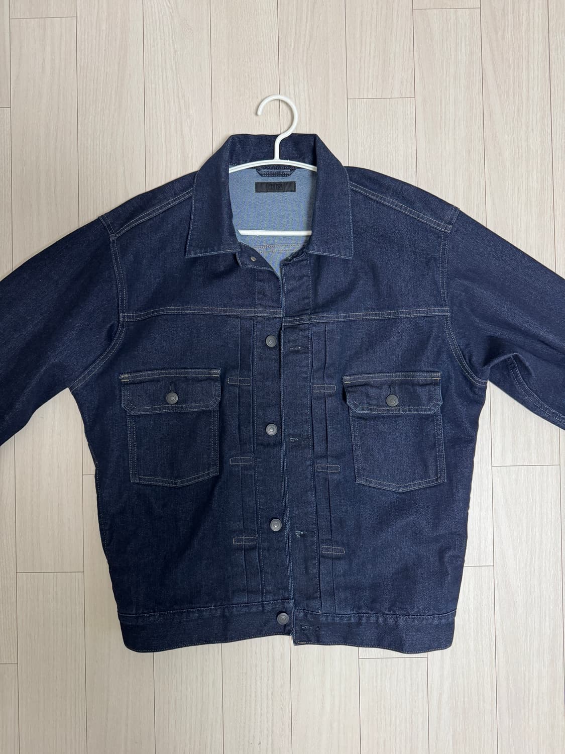 유니클로/데님 트러커 재킷 68 블루 상품이미지1