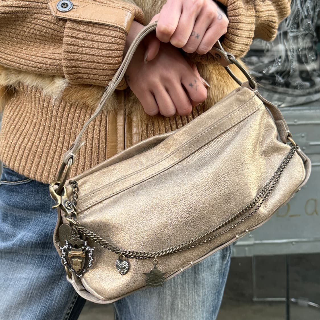 00s 스웨이드 체인 & 참 쥬시 꾸뛰르 가방 상품이미지9