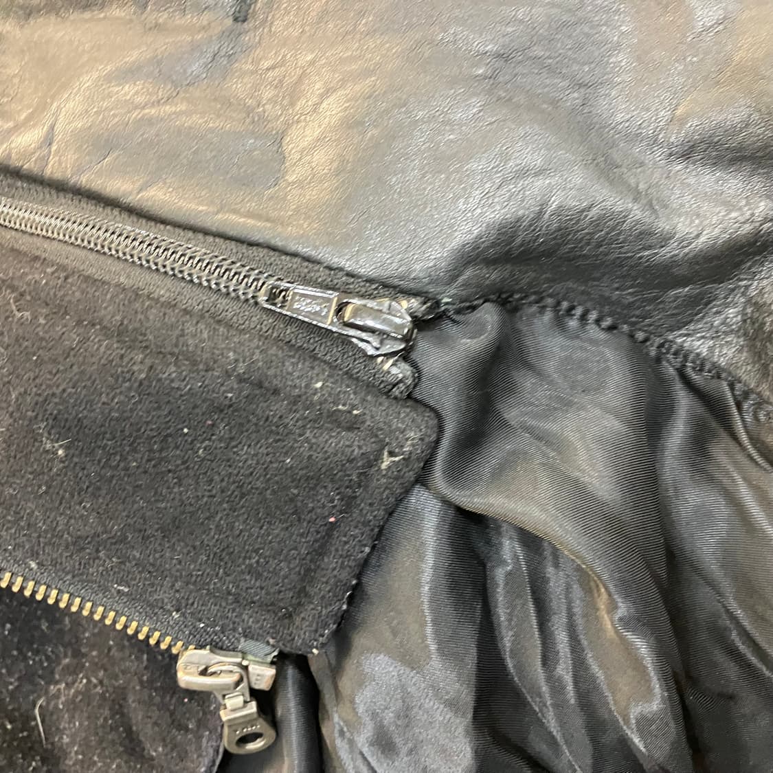 말보로 클래식 블랙 소가죽 자켓 M 상품이미지7