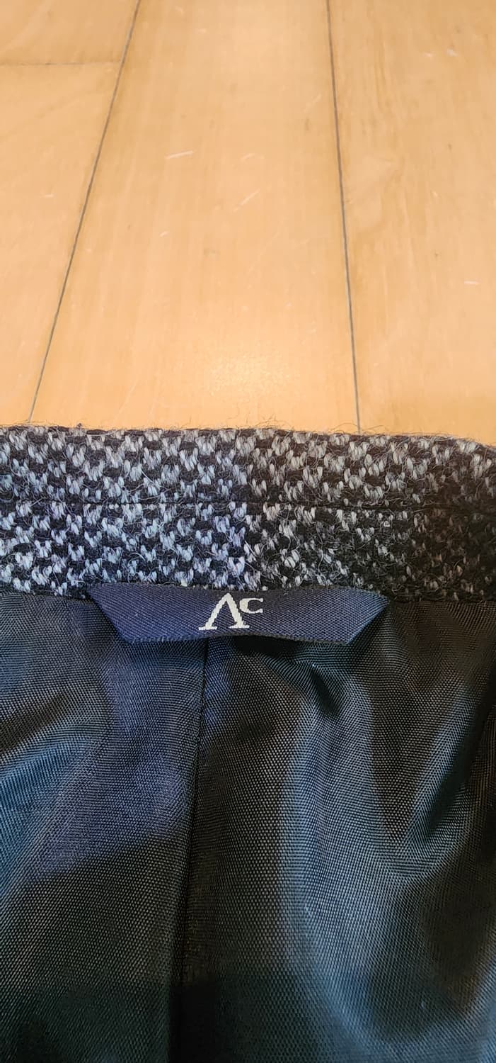 진그레이 알파카100 모직 트위드자켓 XL 상품이미지6