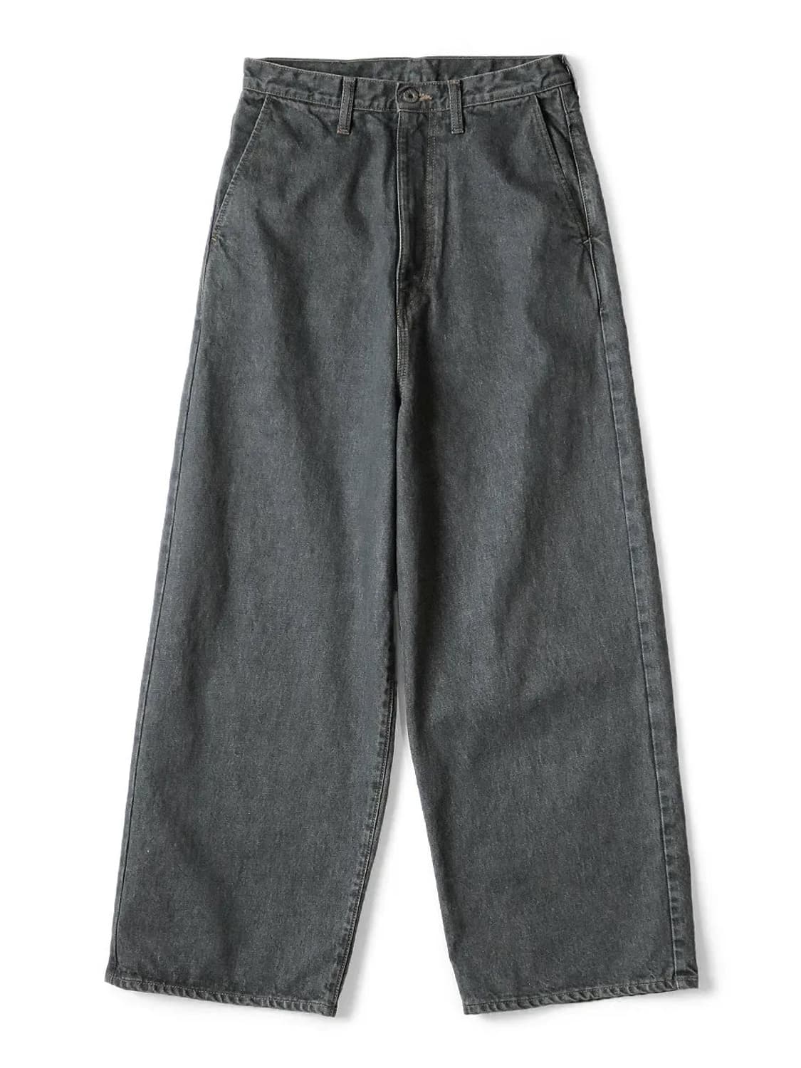 캐피탈 14oz 데님 포트 배기 팬츠 블랙 키나리 상품이미지1