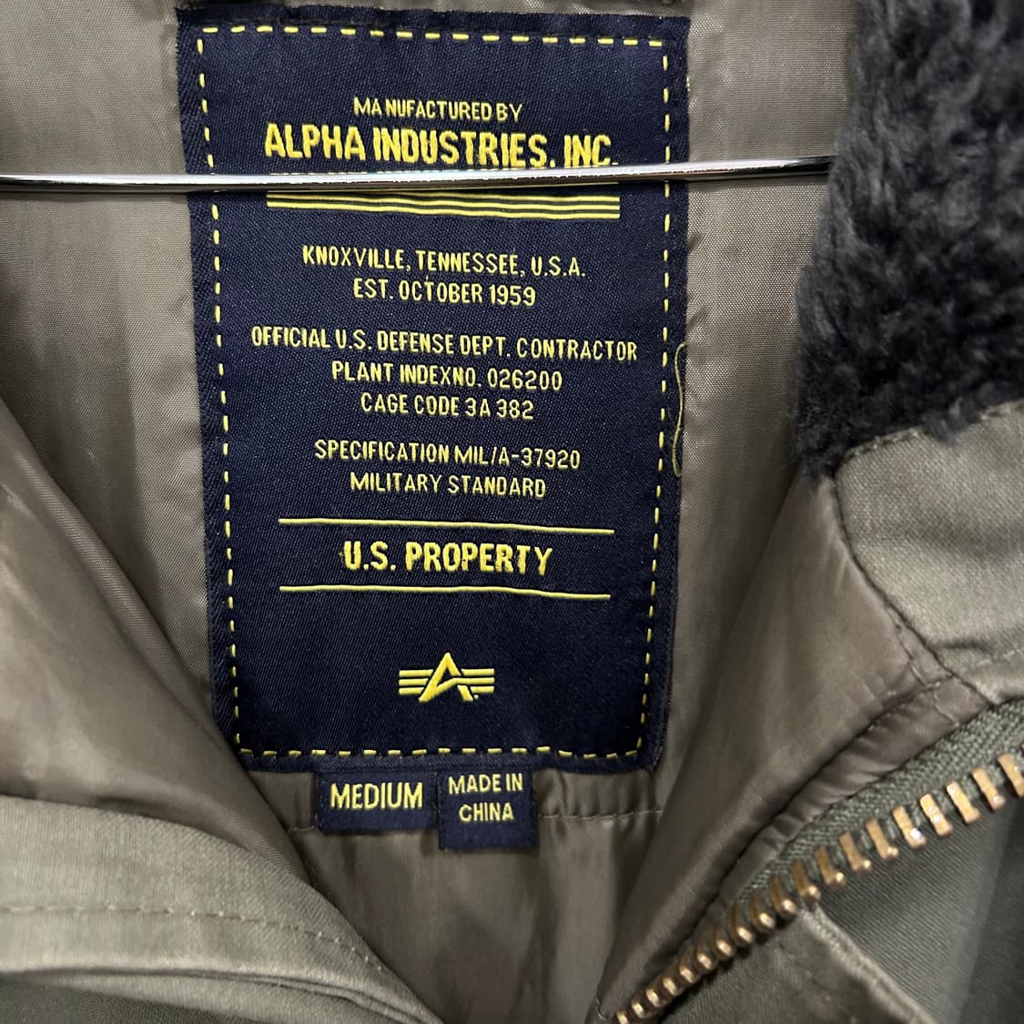 알파인터스트리 퀼팅 M65 롱 후드 야상 패딩 상품이미지3