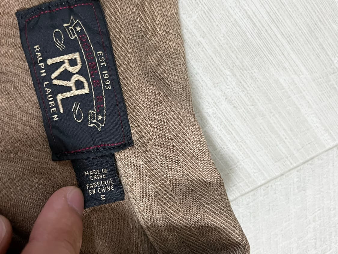 M) RRL 밀리터리 셔츠 페이딩 상품이미지3