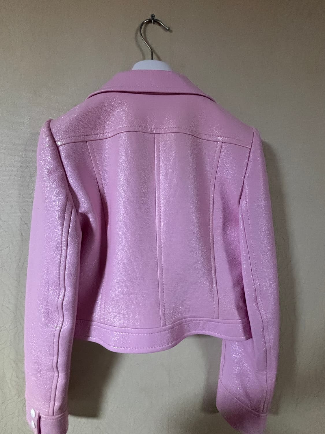 꾸레쥬 비닐 리에디션 재킷 로즈 상품이미지5