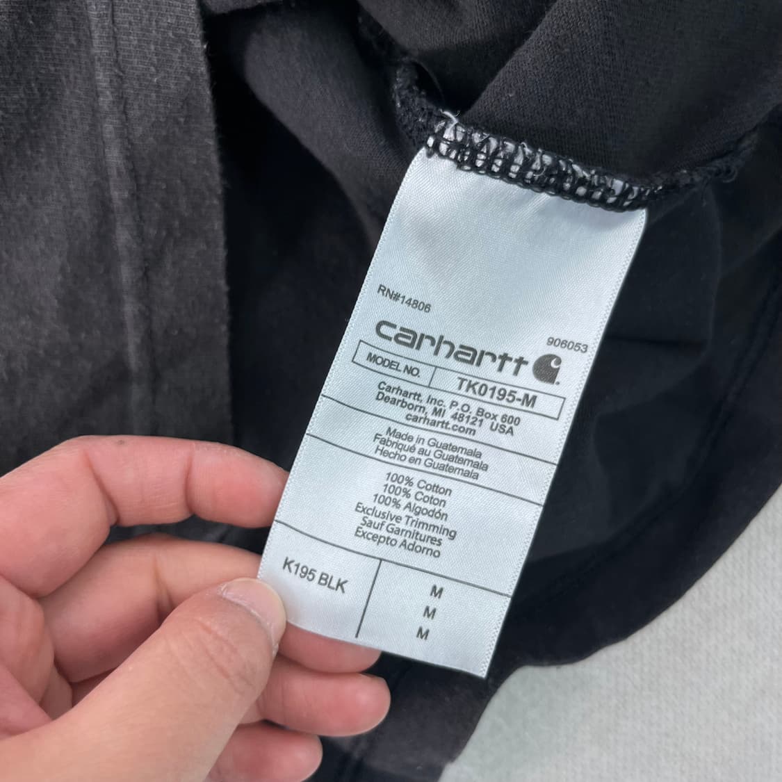 105 칼하트 빅로고 반팔 티셔츠 상품이미지4