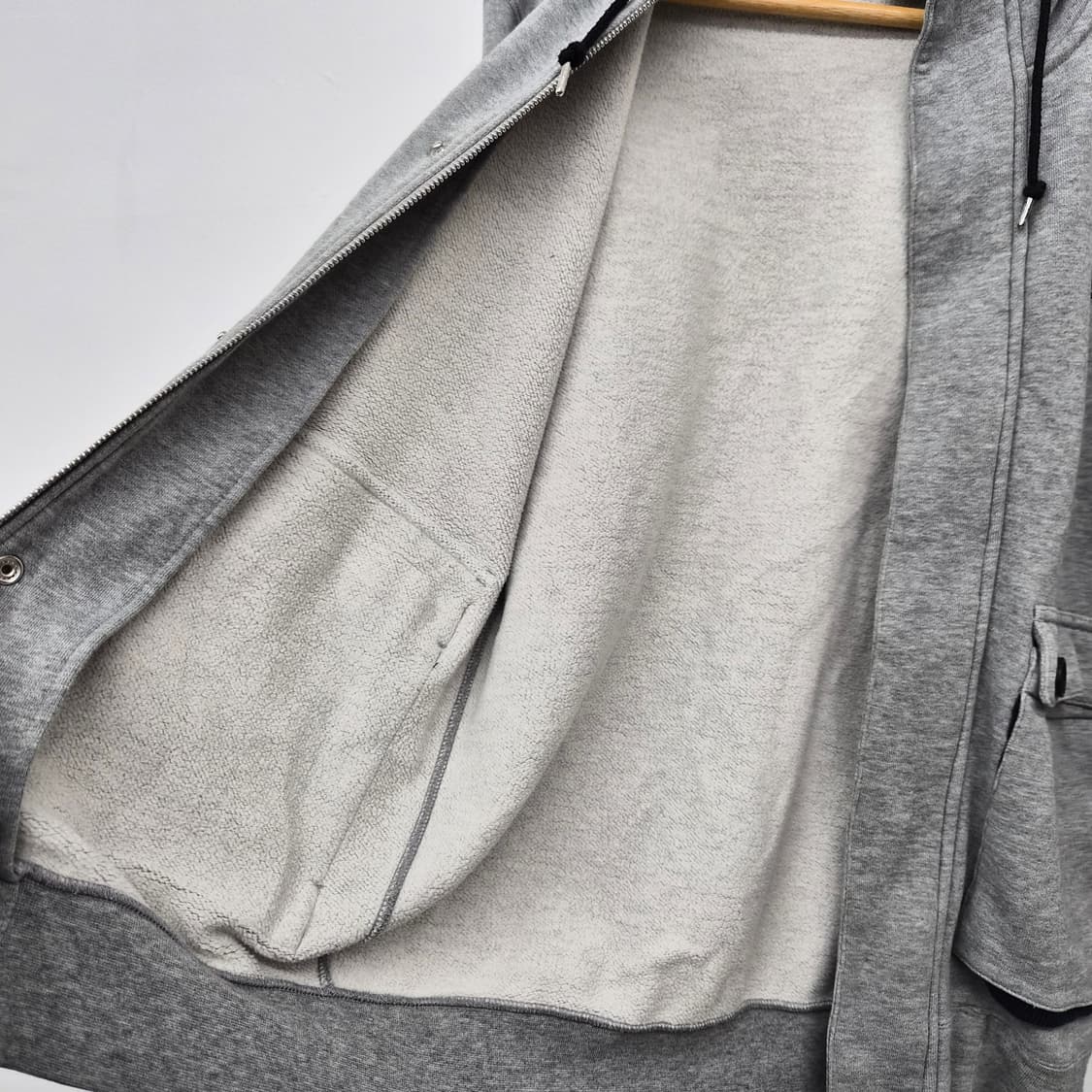 나이키 멀티포켓 그레이 후드 집업 자켓 남녀공용 S 상품이미지9
