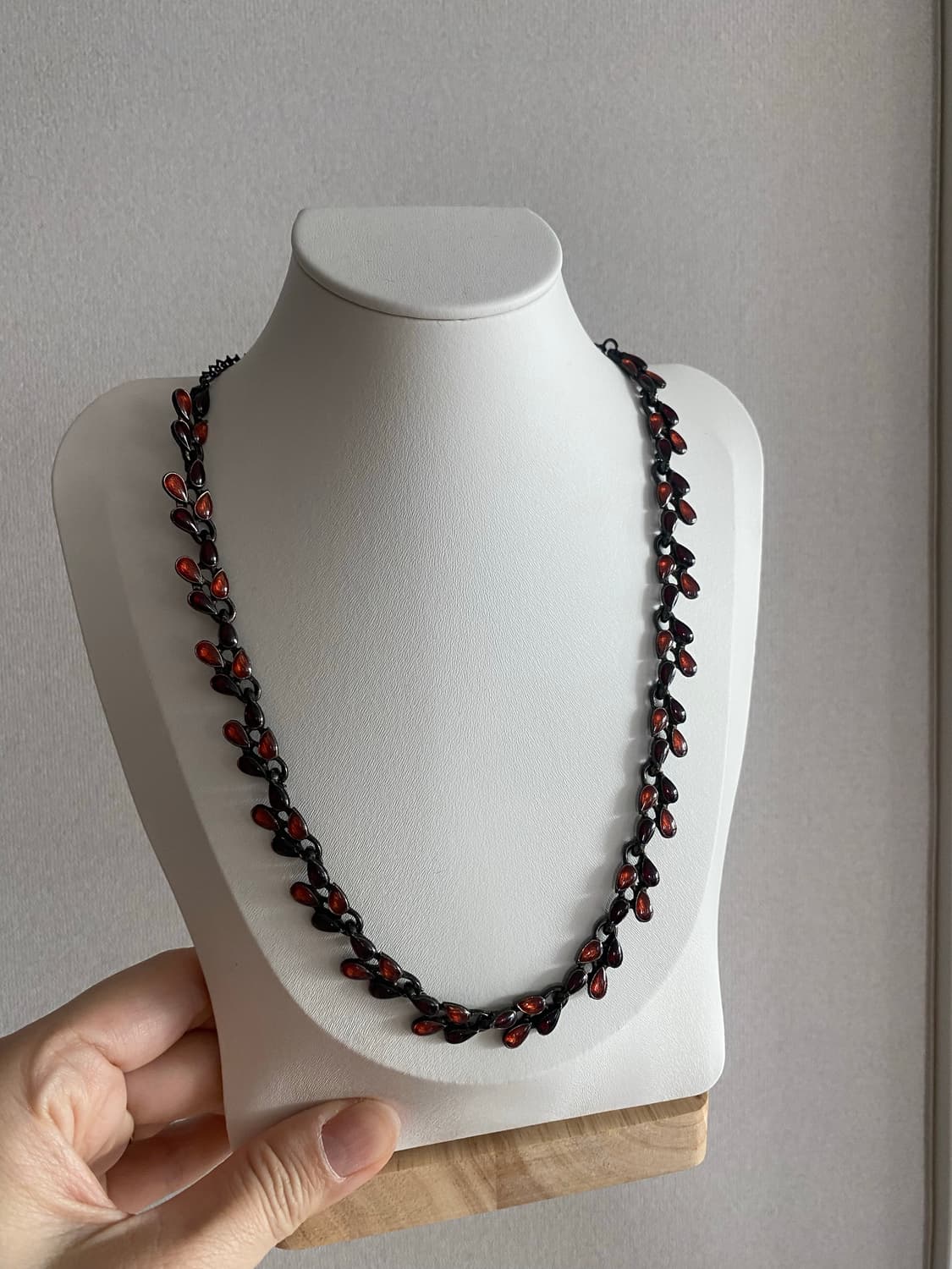 빈티지 와인 오렌지빛 목걸이 상품이미지8