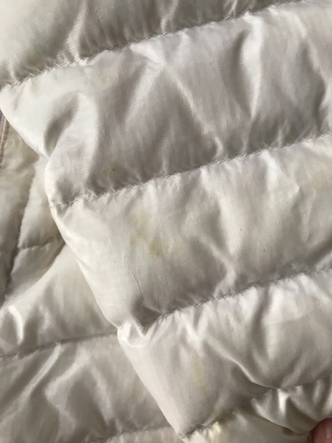 노페 아이보리 실버 경량패딩 상품이미지7