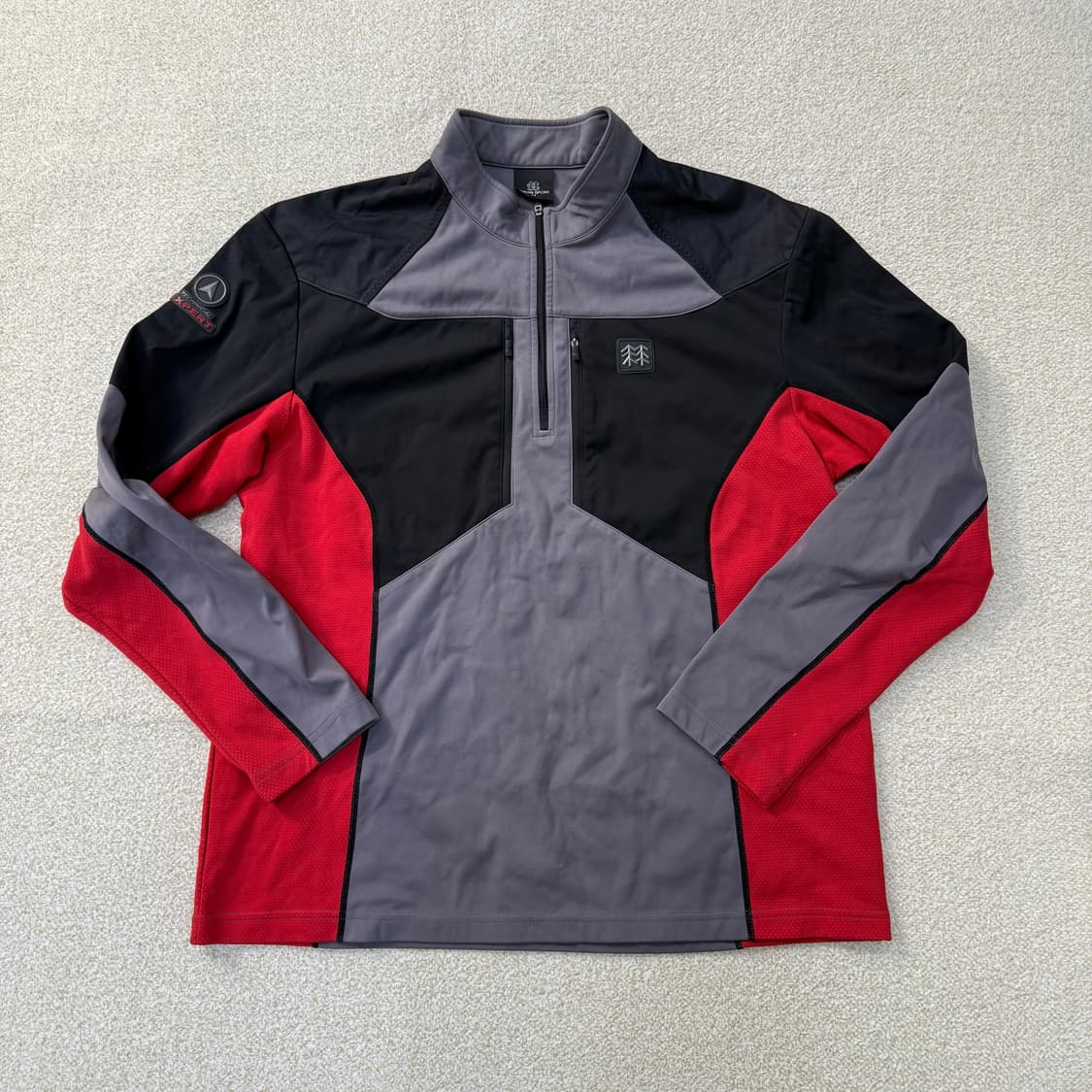 115 코오롱 반집업 긴팔 티셔츠0210T 상품이미지1