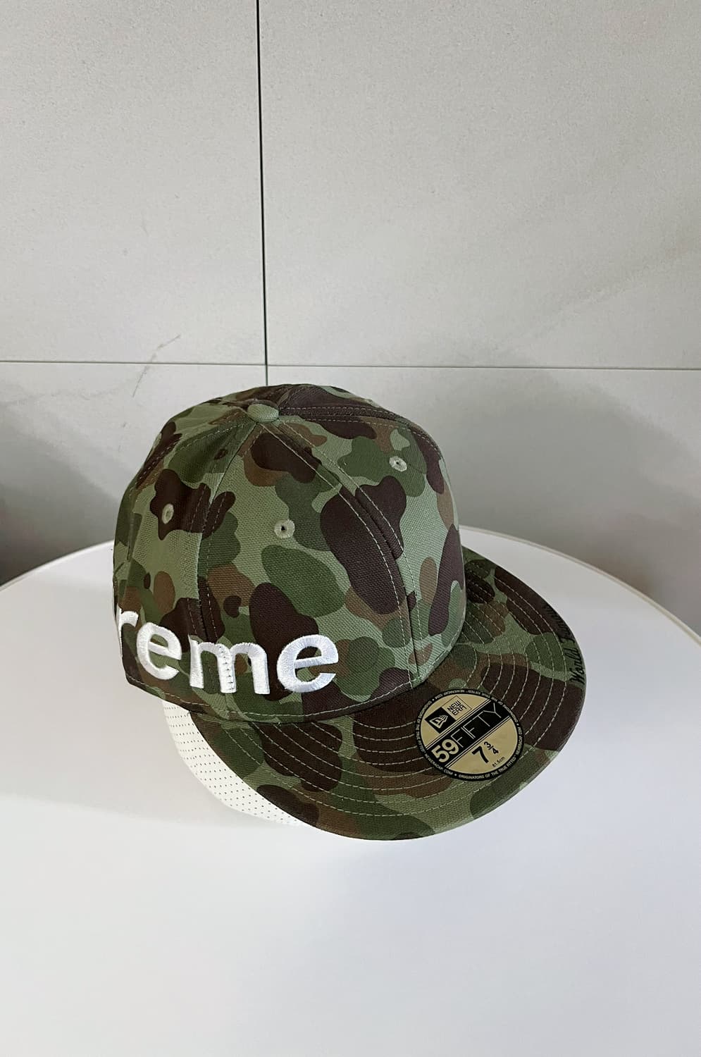 Supreme x New Era 카모 캡 7 3/4 상품이미지1